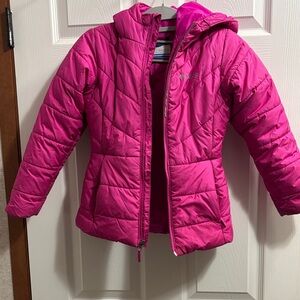 Columbia Kids' Bright Pink Puffer Jacket
